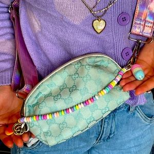 CANDY special request ! bag Gucci x Fatally Feminine custom converted pouch.